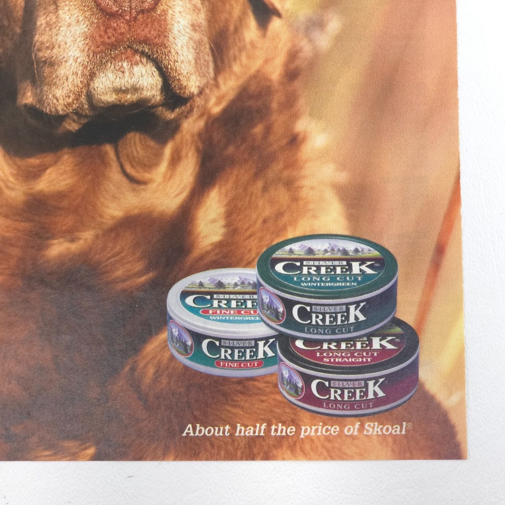 CREEK Chewing Tobacco Advertising Print Ad Dog Humor Collector Decor Poster - Picture 5 of 6